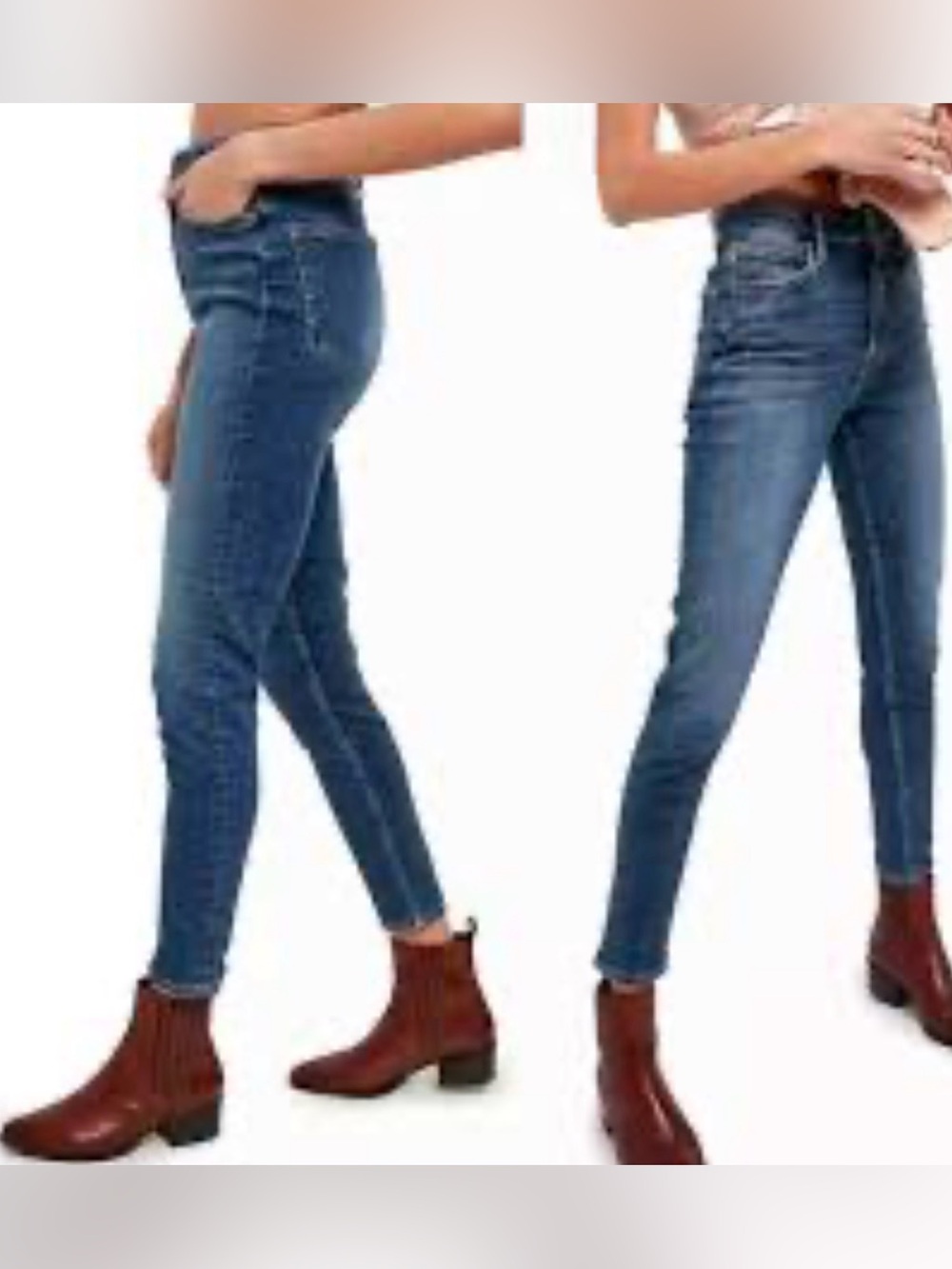 We The Free Slim Skinny Jeans in Blue Wash (B1)